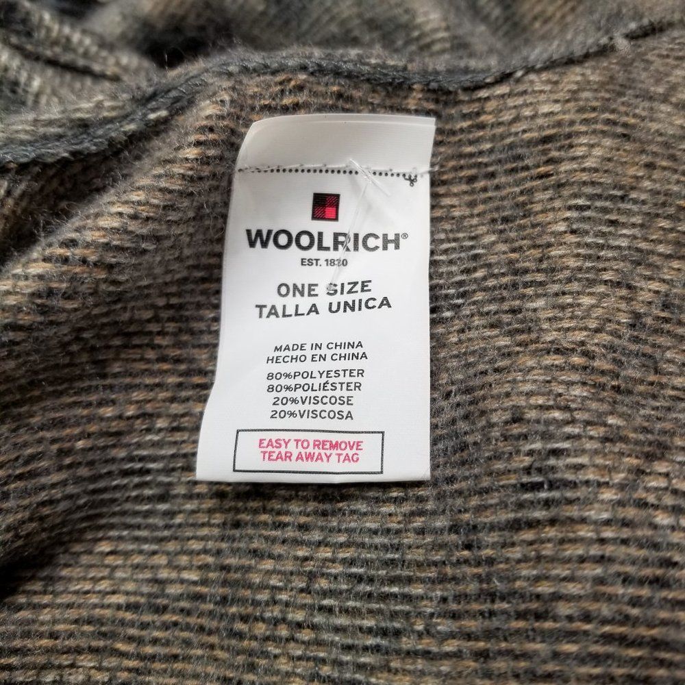 NWOT Woolrich cheetah print poncho - OS - Picture 7 of 7